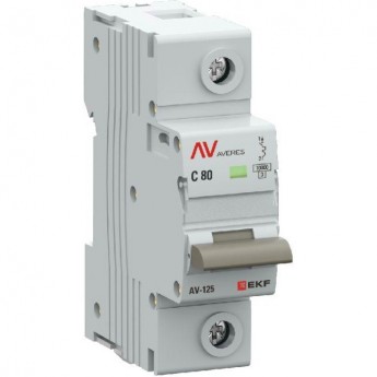 Автоматический выключатель EKF AV-125 1P 80A (C) 10kA AVERES mcb125-1-80C-av Автоматический выключатель EKF AV-125 1P 80A (C) 10kA AVERES mcb125-1-80C-av