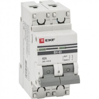Автоматический выключатель EKF PROXIMA 2P 10А (В) 4,5kA ВА 47-63 Автоматический выключатель EKF PROXIMA 2P 10А (В) 4,5kA ВА 47-63