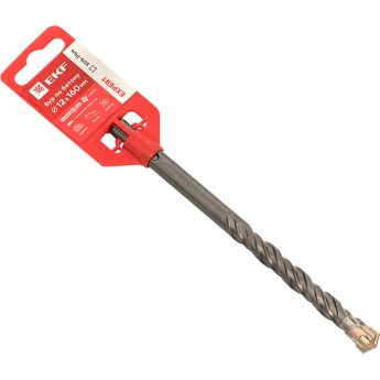 Бур по бетону EKF EXPERT SDS-plus 12х160 мм (4 резца) (4S спираль) Бур по бетону EKF EXPERT SDS-plus 12х160 мм (4 резца) (4S спираль)