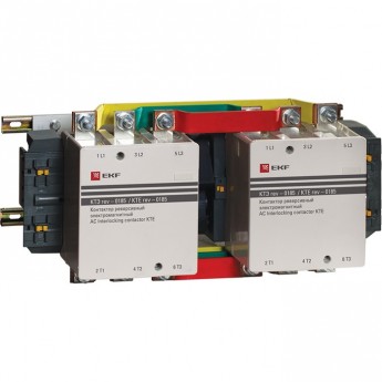 Контактор EKF PROXIMA КТЭ реверсивный 185А 230В 2NO Контактор EKF PROXIMA КТЭ реверсивный 185А 230В 2NO