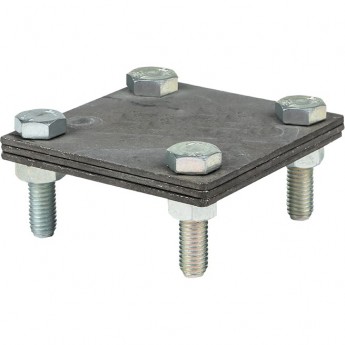 Зажим EKF PROXIMA HZ полоса 40 - полоса 40 (3 пластины 70х70мм)