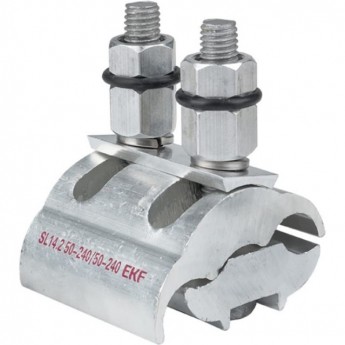 Зажим ответвительный плашечный EKF SL14.2 50-240/50-240кв.мм